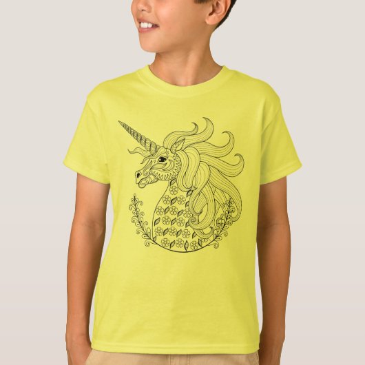Geïnspireerd Unicorn T-shirt (Voorkant)