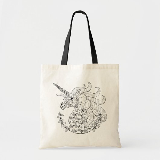 Geïnspireerd Unicorn Tote Bag (Voorkant)