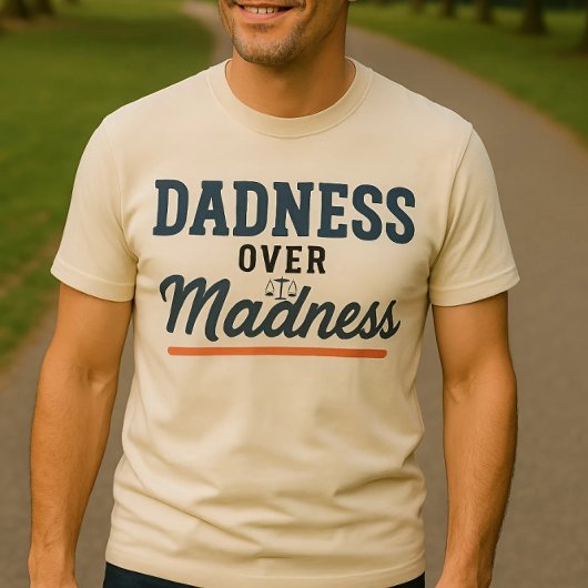  geïnspireerd vaderschap balans T-shirt