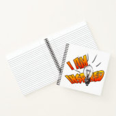 Geïnspireerd vierkant notebook notitieboek (Binnen)