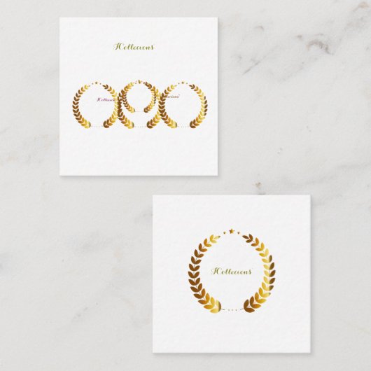 Geïnspireerd Visitekaartje (Voorkant / Achterkant)