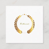 Geïnspireerd Visitekaartje (Achterkant)