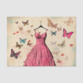  geïnspireerd vlinders & jurk tissuepapier (Voorkant)