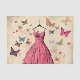 geïnspireerd vlinders & jurk tissuepapier