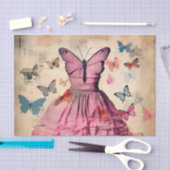  geïnspireerd vlinders & jurk tissuepapier (Craft)