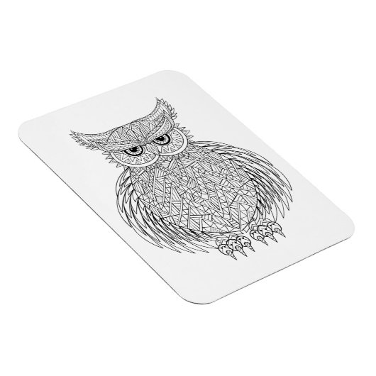 Geïnspireerd vogeltrekdier magneet (Rechterzijde)