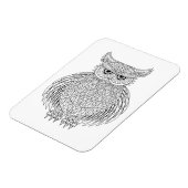 Geïnspireerd vogeltrekdier magneet (Linkerzijde)