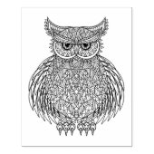 Geïnspireerd vogeltrekdier rubberstempel (Afrduk)