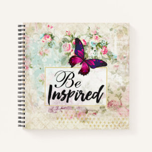 Geïnspireerd voor  collage van Quote & Roze Butter Notitieboek