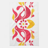 geïnspireerd vriendschap met vogelteattowel theedoek (Verticaal)