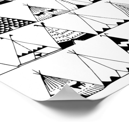 Geïnspireerd Wigwam 2 Poster (Hoek)
