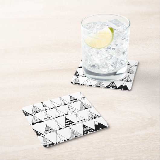 Geïnspireerd Wigwam Kartonnen Onderzetters (Insitu)