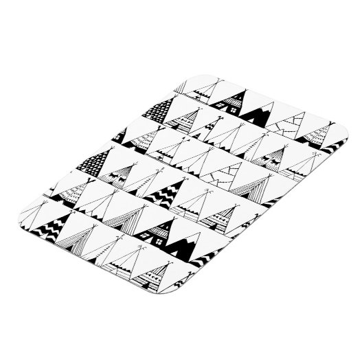 Geïnspireerd Wigwam Magneet (Linkerzijde)