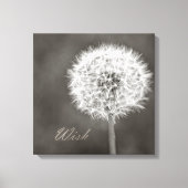 Geïnspireerd Wish Dandelion Canvas Afdruk (Voorkant)