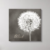 Geïnspireerd Wish Dandelion Canvas Afdruk (Voorkant)