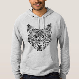 Geïnspireerd Wolfhoofd Hoodie