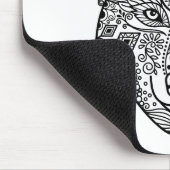 Geïnspireerd Wolfhoofd Muismat (Hoek)