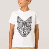 Geïnspireerd Wolfhoofd T-shirt (Voorkant)