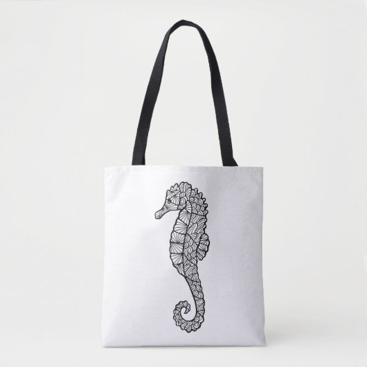 Geïnspireerd Zee paard 2 Tote Bag (Voorkant)