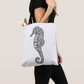 Geïnspireerd Zee paard 2 Tote Bag (Dichtbij)
