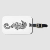 Geïnspireerd Zee paard Bagagelabel (Voorkant (horizontaal))