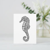 Geïnspireerd Zee paard Briefkaart (Staand voorkant)