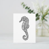 Geïnspireerd Zee paard Briefkaart (Staand voorkant)