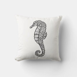 Geïnspireerd Zee paard Kussen