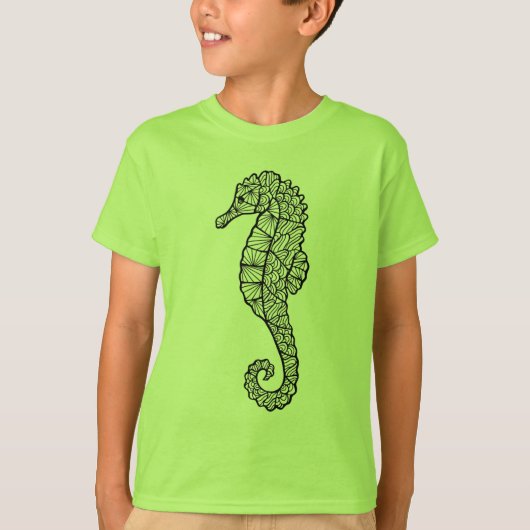 Geïnspireerd Zee paard T-shirt (Voorkant)