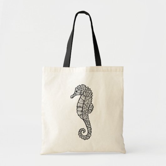 Geïnspireerd Zee paard Tote Bag (Voorkant)