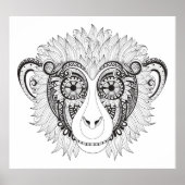 Geïnspireerde aap 2 poster (Voorkant)