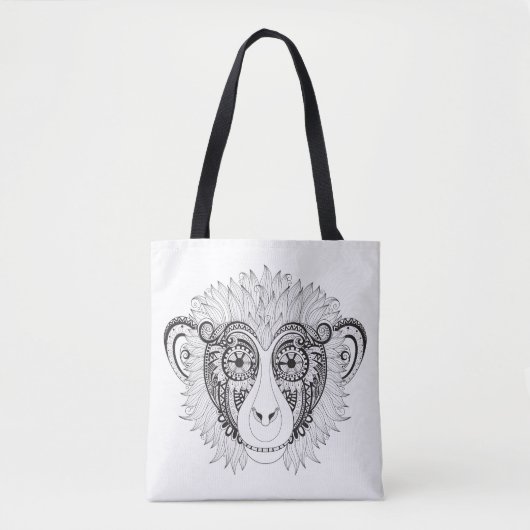 Geïnspireerde aap 2 tote bag (Voorkant)