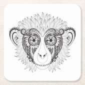 Geïnspireerde aap kartonnen onderzetters (Voorkant)