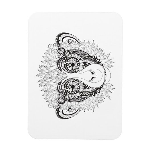 Geïnspireerde aap magneet (Verticaal)