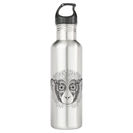 Geïnspireerde aap waterfles  (Voorkant)