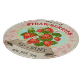 geïnspireerde aardbeironde snijplank (Hoek)