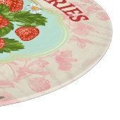 geïnspireerde aardbeironde snijplank (Hoek)