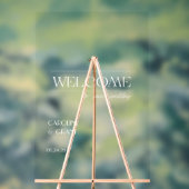 -geïnspireerde Acryl bruiloft welkomstbord Acryl Bord (Neutraal)