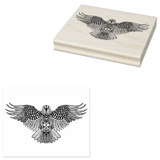Geïnspireerde adelaar 2 rubberstempel (Gestempeld)