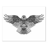 Geïnspireerde adelaar 2 rubberstempel (Afrduk)