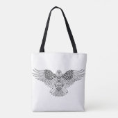 Geïnspireerde adelaar 4 tote bag (Achterkant)