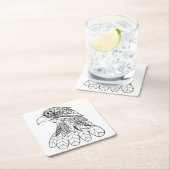 Geïnspireerde adelaar kartonnen onderzetters (Insitu)