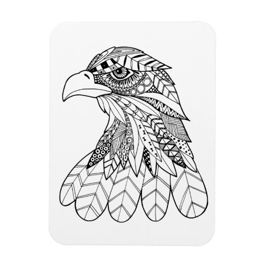Geïnspireerde adelaar magneet (Verticaal)