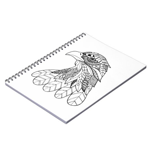 Geïnspireerde adelaar notitieboek (Linkerzijde)