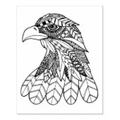 Geïnspireerde adelaar rubberstempel (Afrduk)