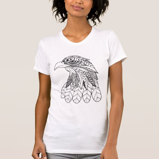 Geïnspireerde adelaar t-shirt (Voorkant)