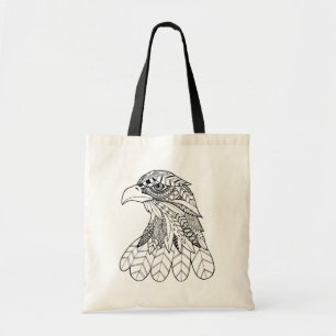 Geïnspireerde adelaar tote bag