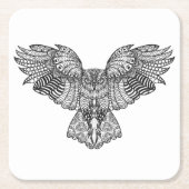 Geïnspireerde adelaarzen kartonnen onderzetters (Voorkant)