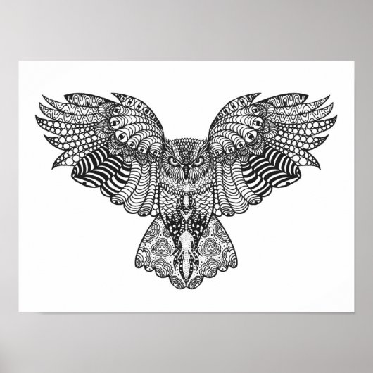 Geïnspireerde arend owl 2 poster (Voorkant)