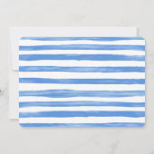 Geïnspireerde bewerkbare kleine blauwe vrachtwagen kaart (Achterkant)